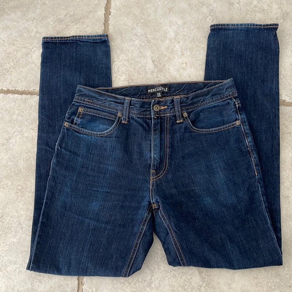 Men’s J. Crew Straight Fit Mercantile Jeans Size W29 L32